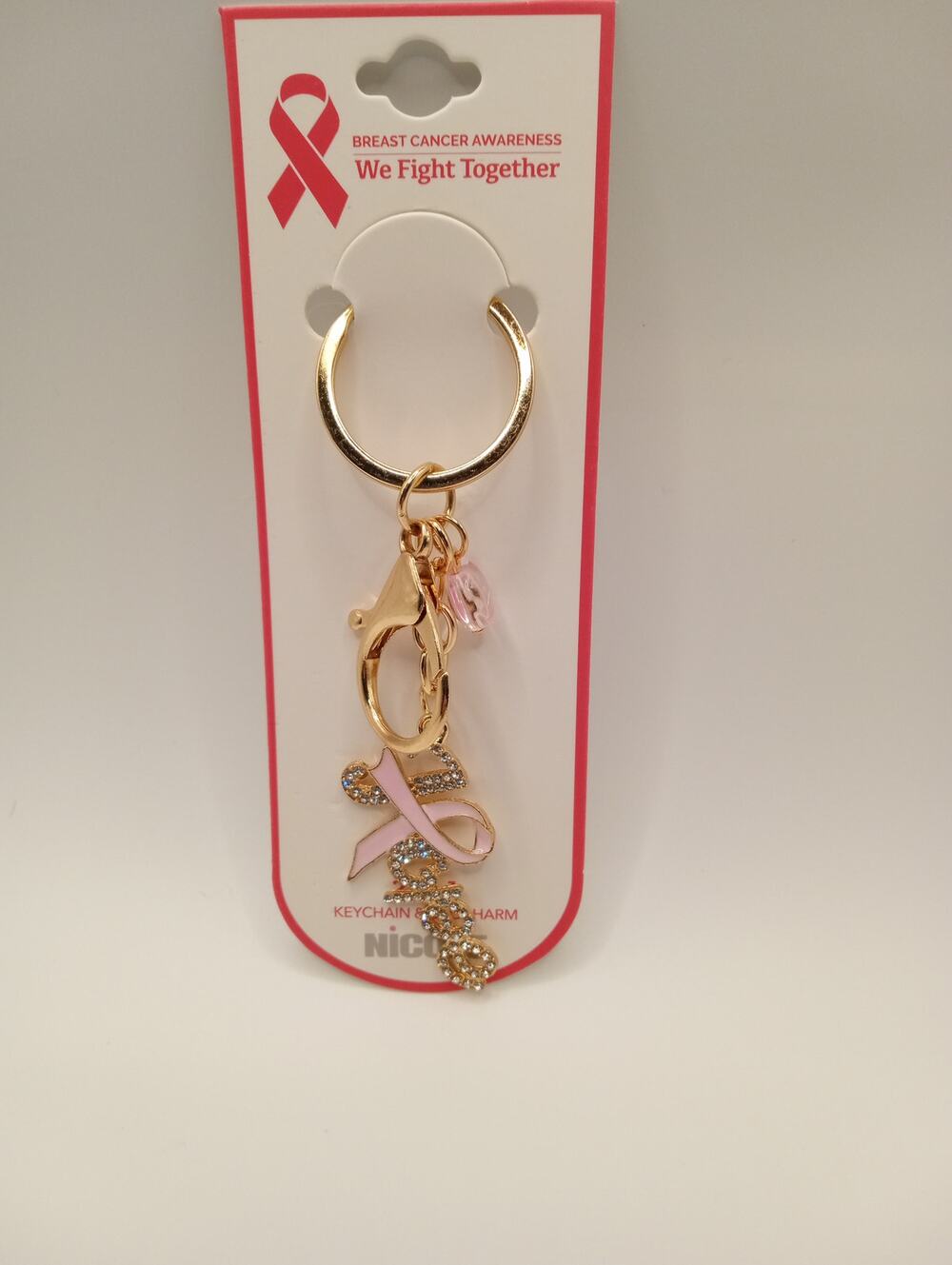 BAG CHARM/KEYCHAIN HOPE GOLD TONE 1245-1247